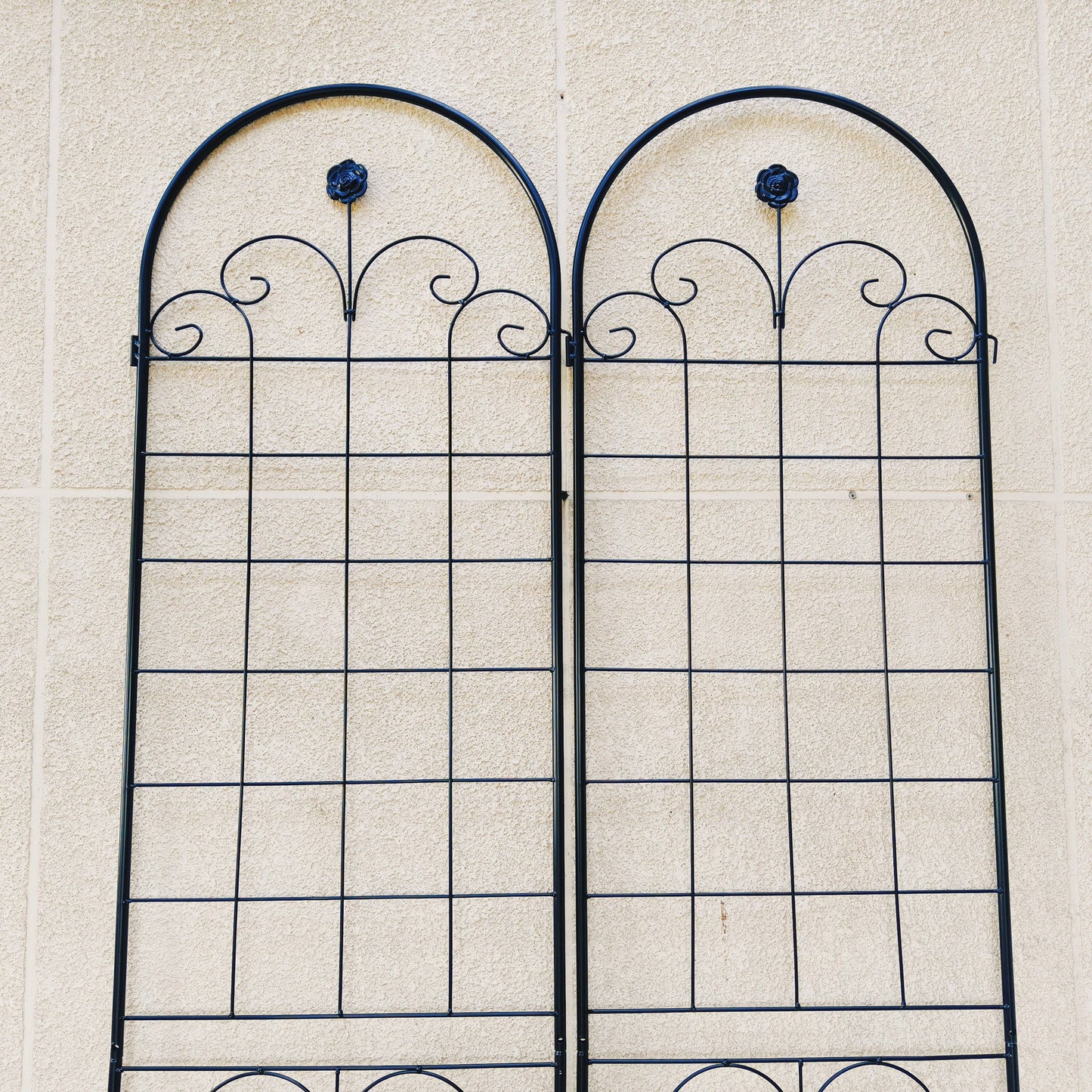 Metal Garden Trellis For Climbing Plants Outdoor Rustproof Plant Support Rose Trellis Netting Trellis Daily Nest