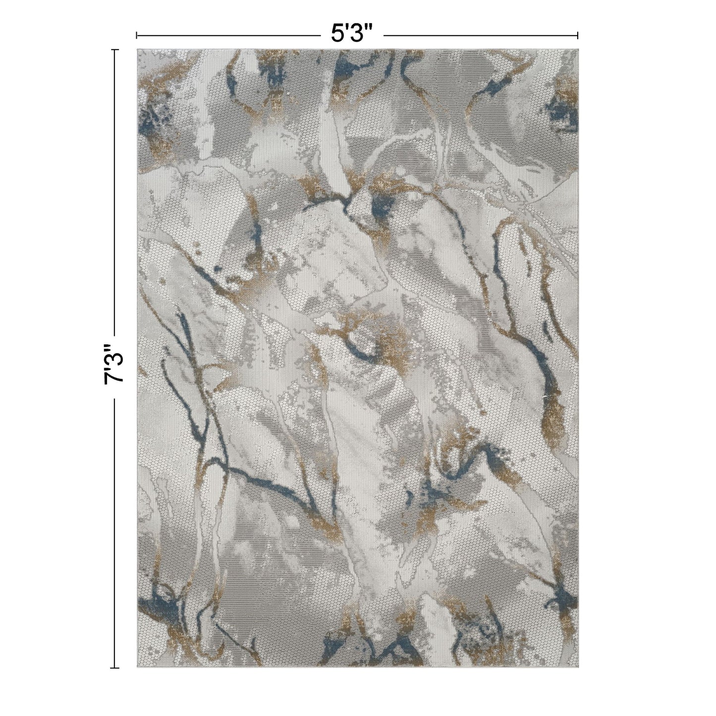 Geometrix - Area Rug With 3D Effect Icona Home Decor