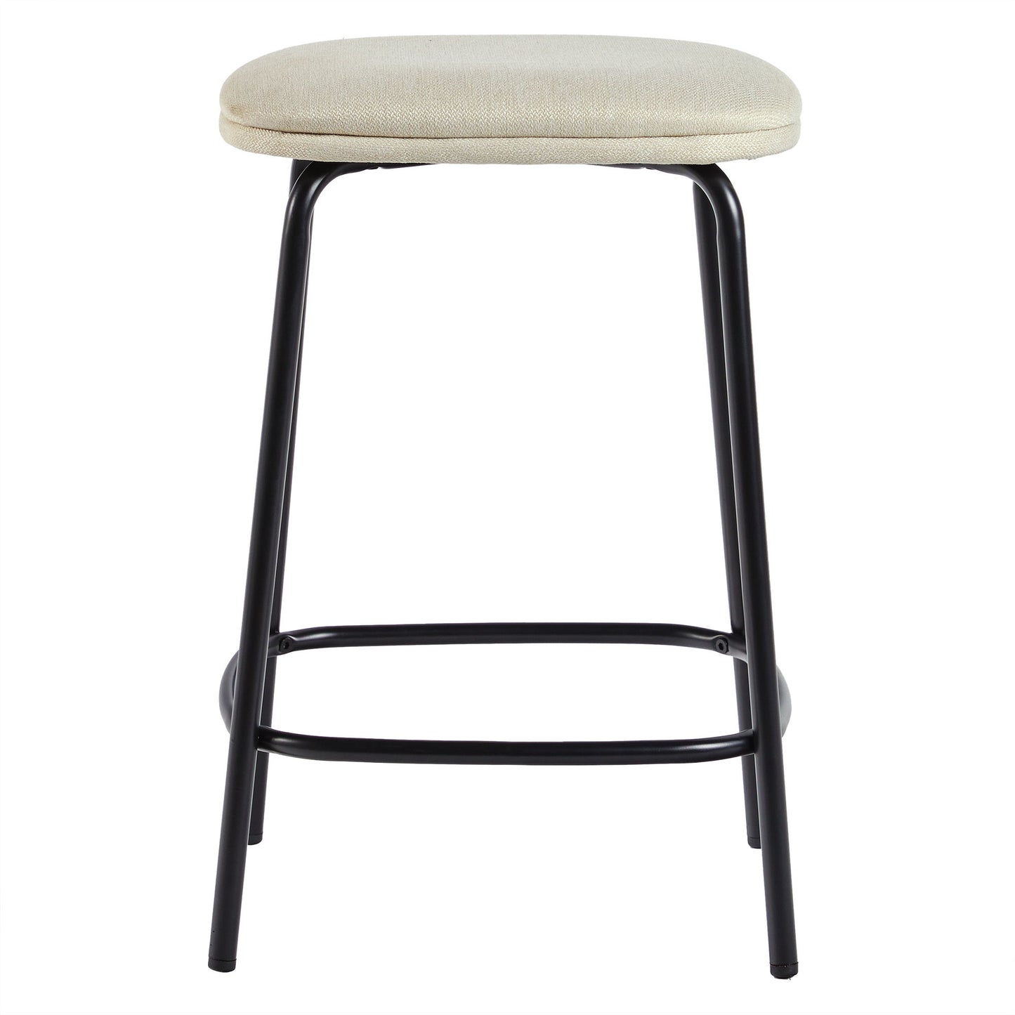 Modern Simple Counter Stool With Upholstered Seat (Set of 2) Walker Edison
