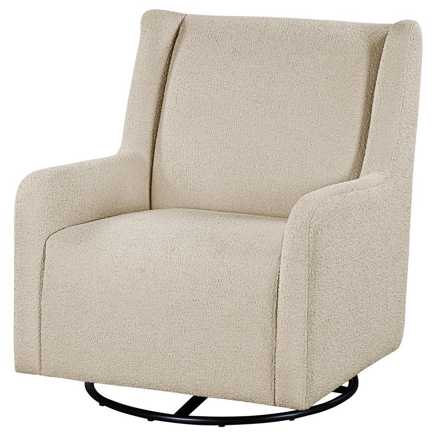 Serra - Boucle Upholstered Swivel Glider Recliner Coaster Fine Furniture