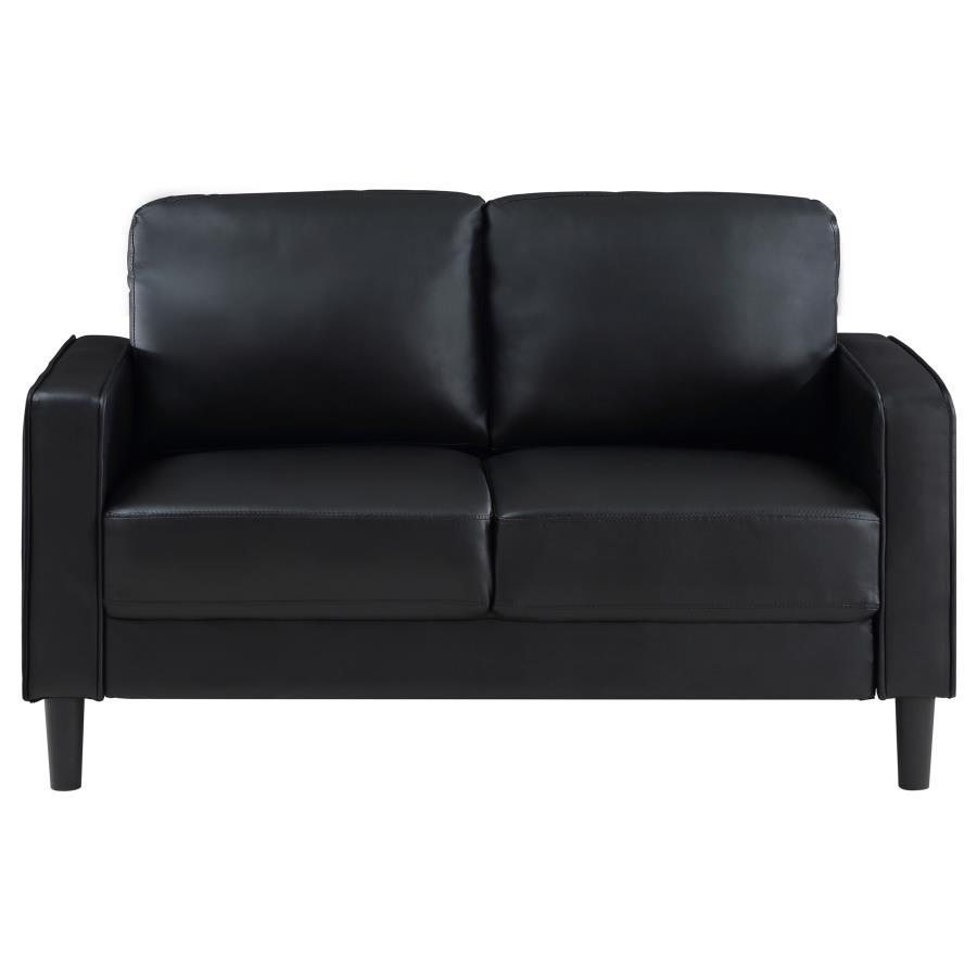 Ruth - Upholstered Track Arm Loveseat Coaster Fine Furniture