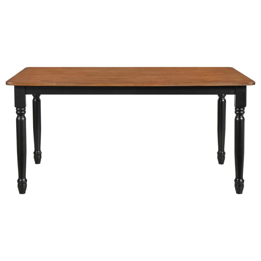 Hollyoak - Rectangular Wood Dining Table - Walnut Coaster Fine Furniture