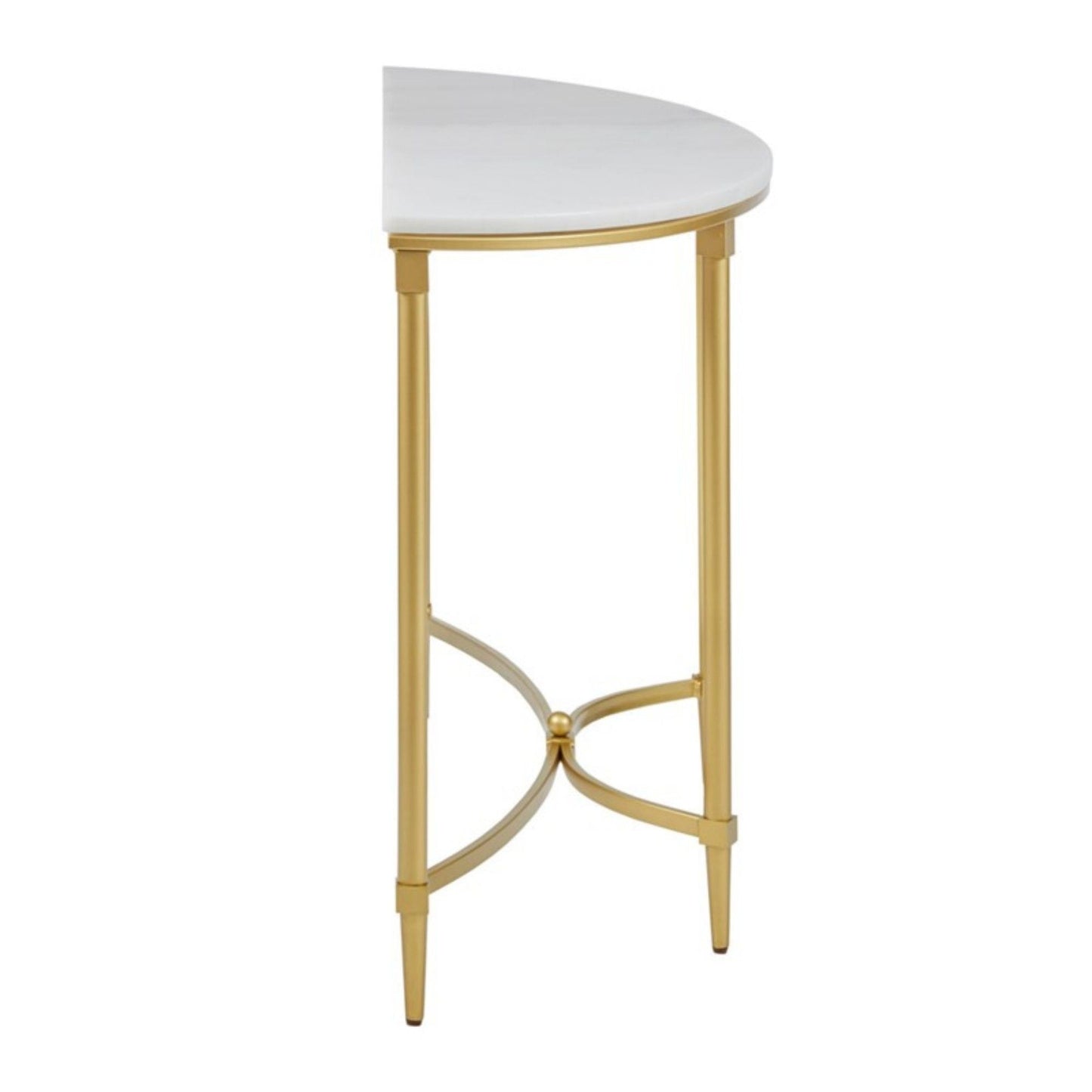 Bordeaux - Console Table - White / Gold JLA