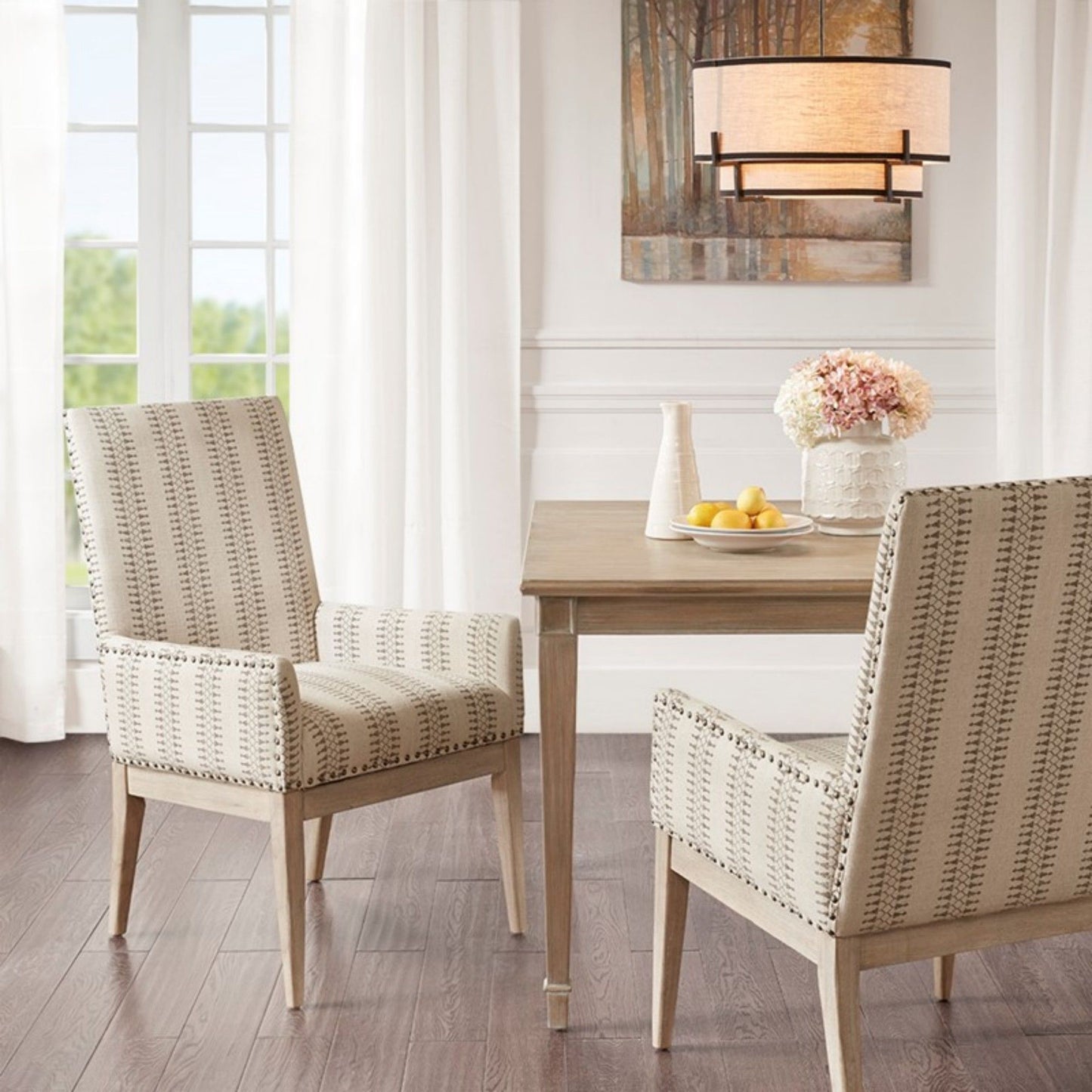Rika - High Back Dining Armchair (Set of 2) - Natural JLA