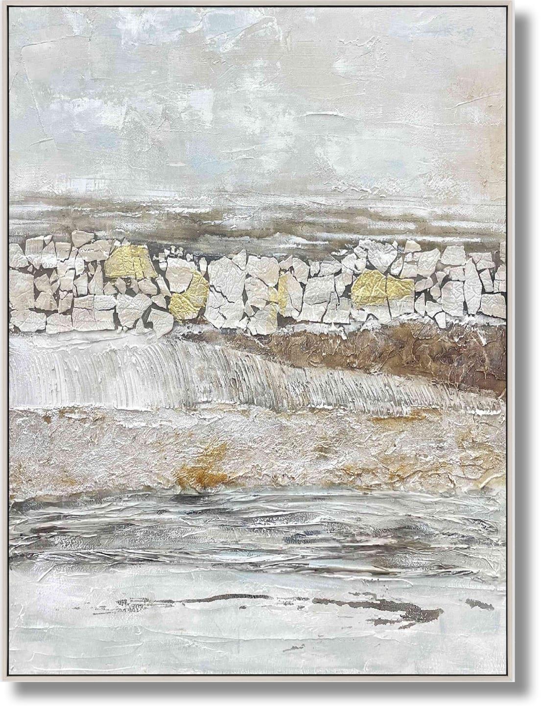 Whispered Stone Ridge - 36" x 48" Framed Wall Art Classy Art