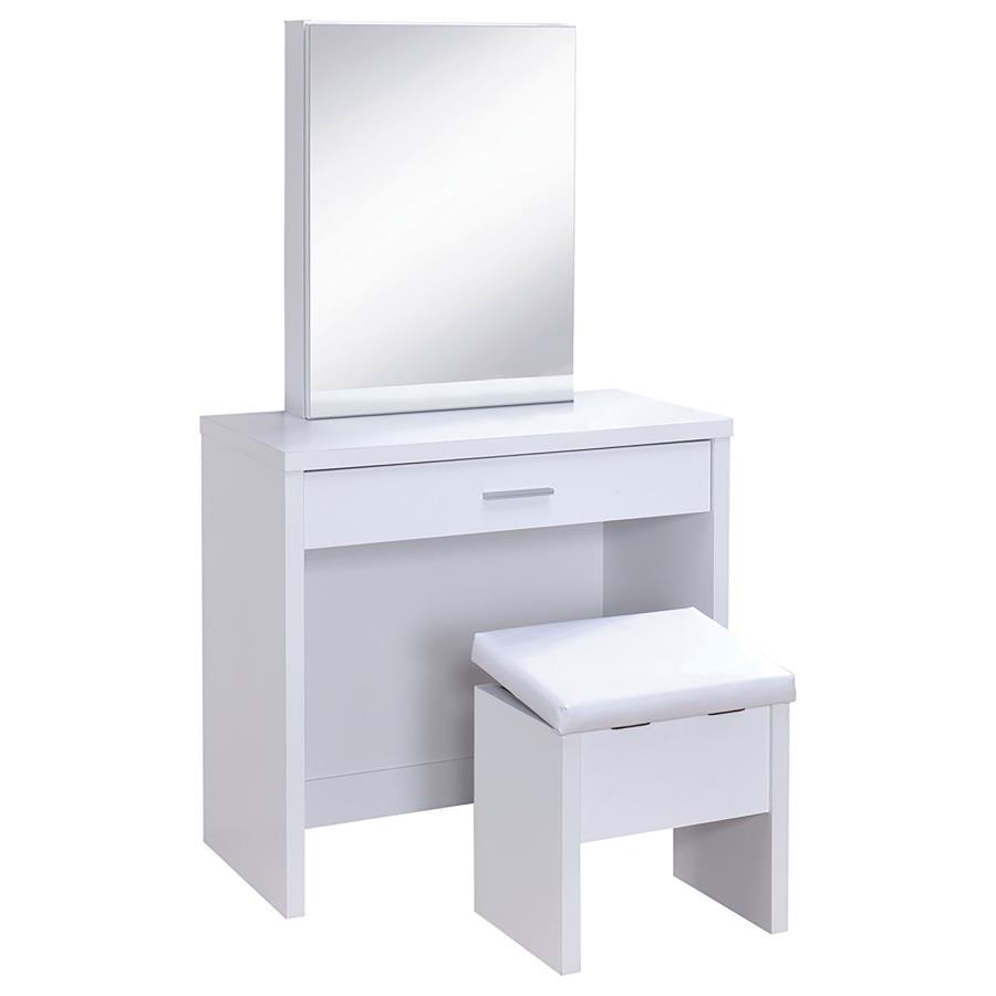 Harvey - 2-piece Vanity Set with Lift-Top Stool CoasterEssence