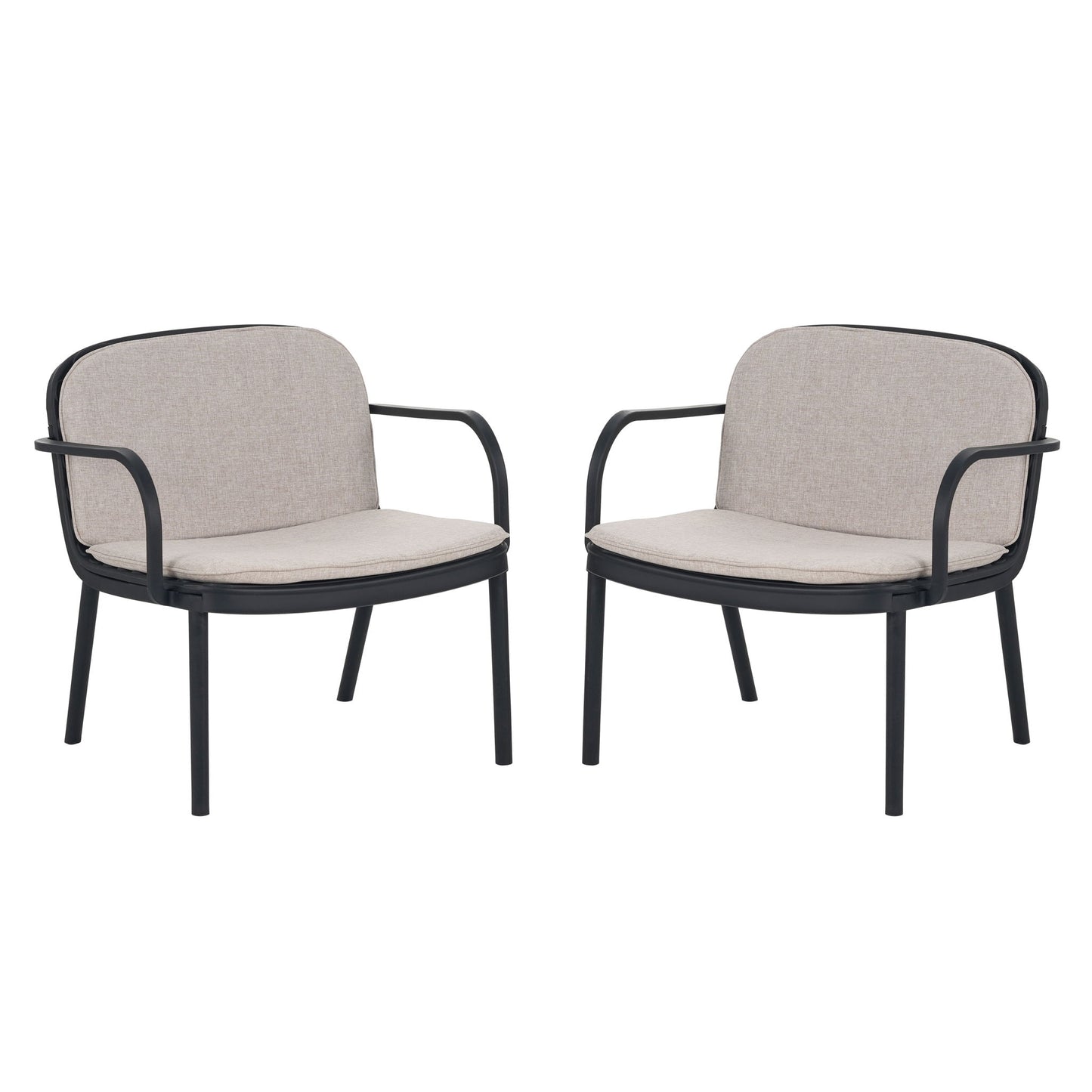 Luna - Outdoor Club Chair (Set of 2) Noble House