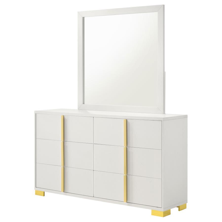 Marceline - 6-Drawer Dresser With Mirror Coaster Fine Furniture
