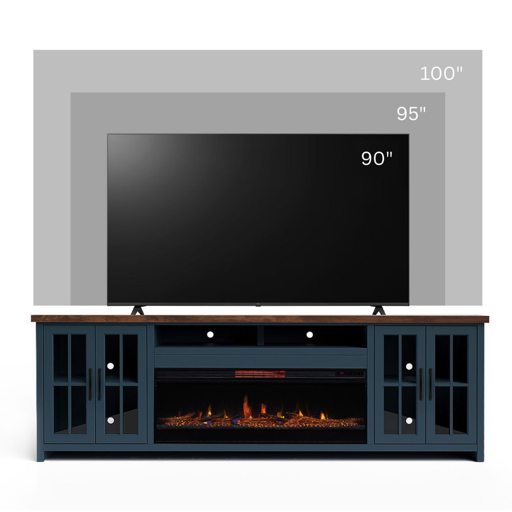Nantucket - 74" Fireplace TV Stand Console Legends