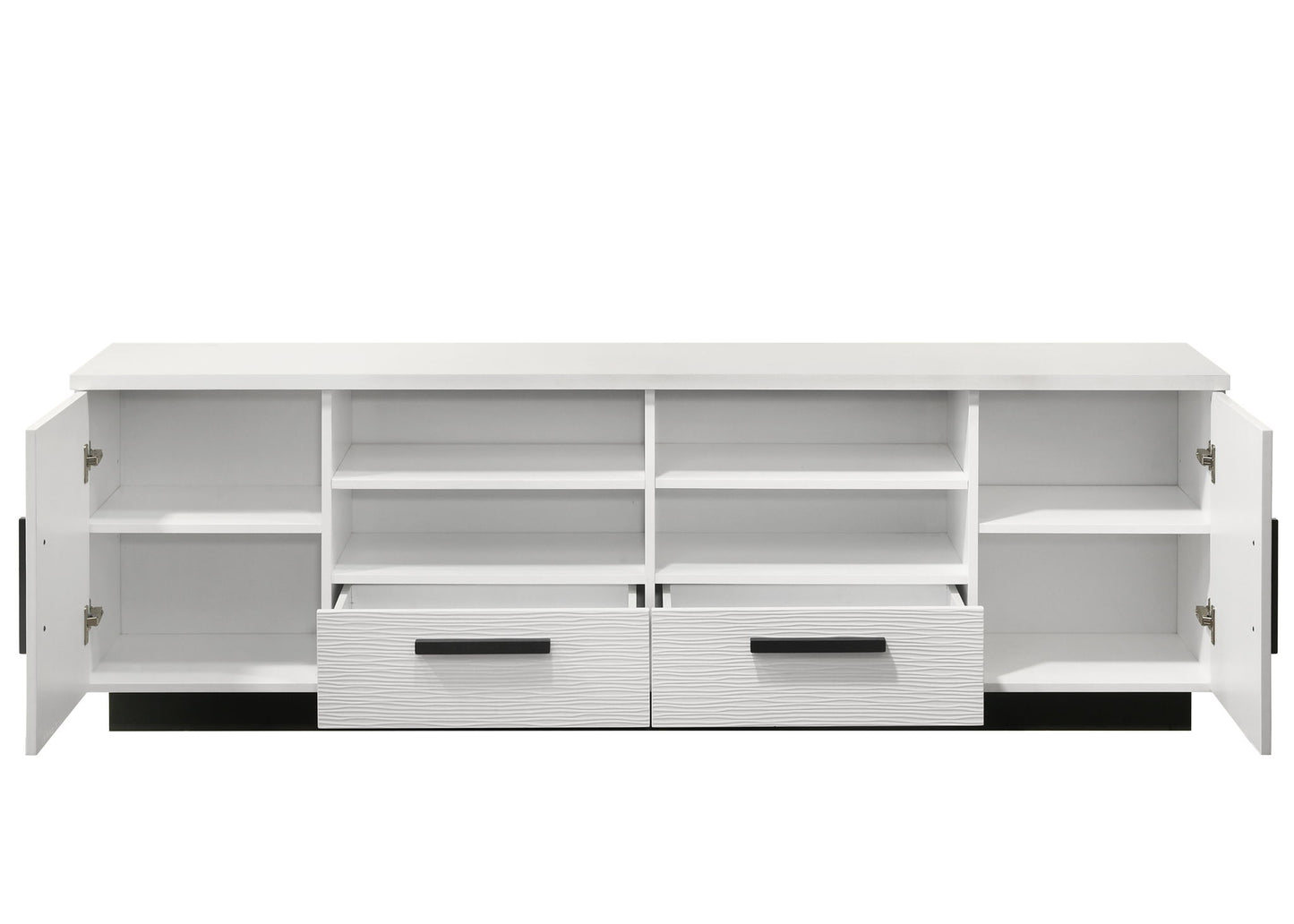 Matilda - TV Stand With Drawers - White Finish Lilola Home