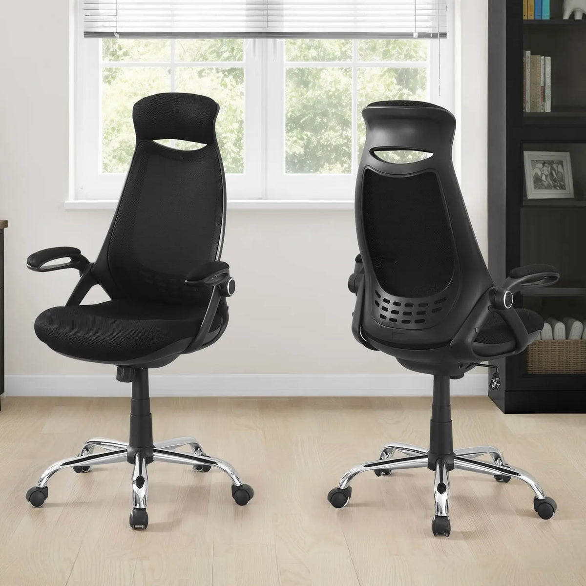 Office Chair, Adjustable Height, Swivel, Ergonomic, Armrests, Contemporary & Modern 8th Street
