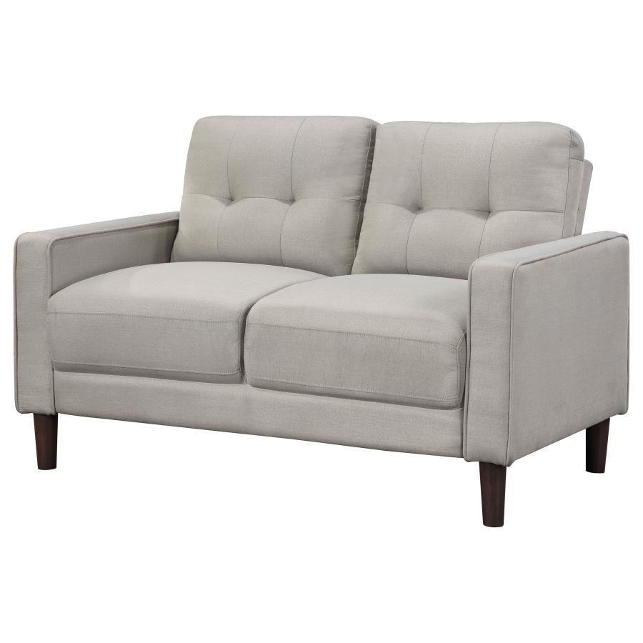 Bowen - Upholstered Track Arm Tufted Loveseat Coaster Fine Furniture