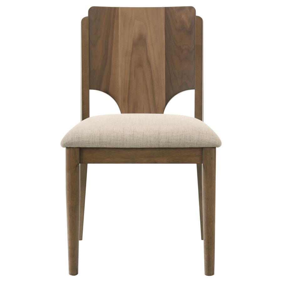Crestmore - Dining Chair Upholstered Seat (Set of 2) - Walnut Coaster Fine Furniture