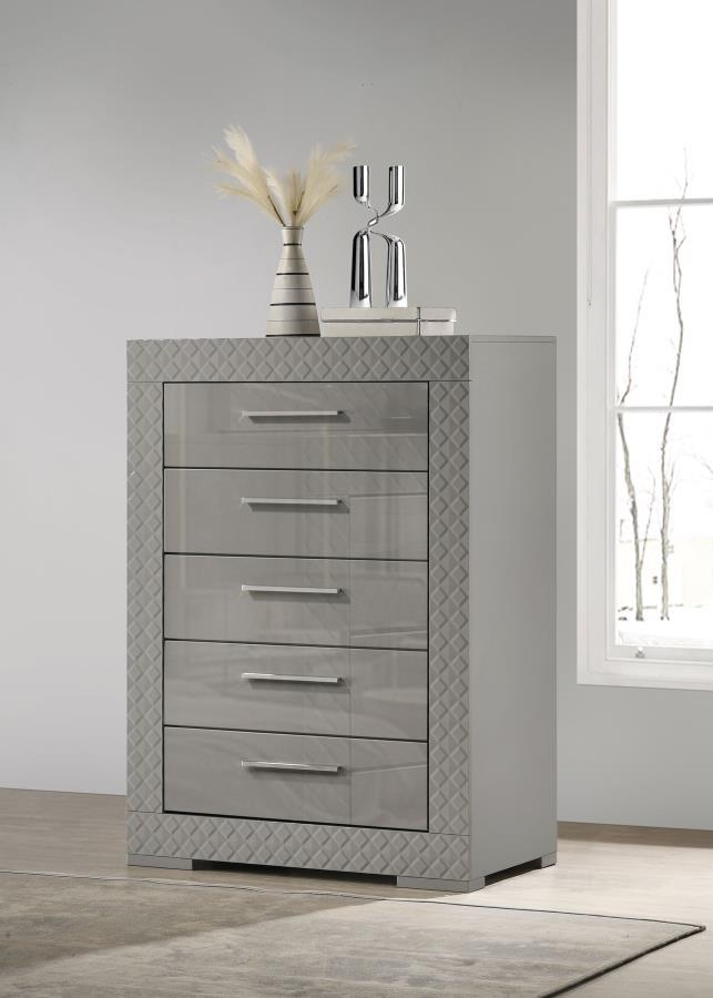 Ives - 5-Drawer Bedroom Chest Coaster Fine Furniture