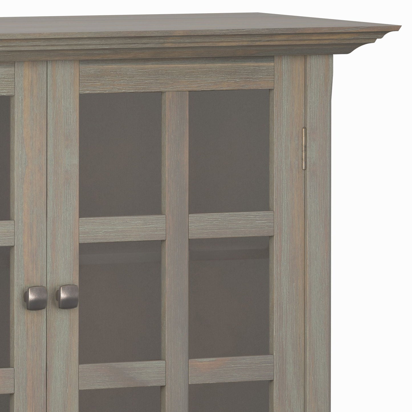 Acadian - Medium Storage Cabinet, Handcrafted Simpli-Home