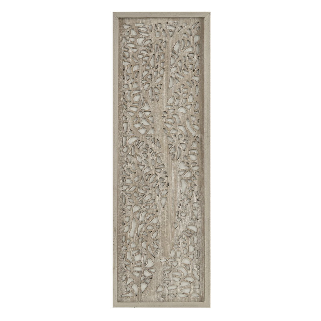 Laurel Branches - Carved Wall Decor - Natural Madison Park