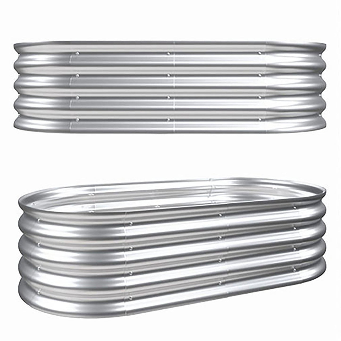 Heavy Duty Galvanized Raised Garden Bed Kit For Vegetables, Flowers & Herbs Daily Nest