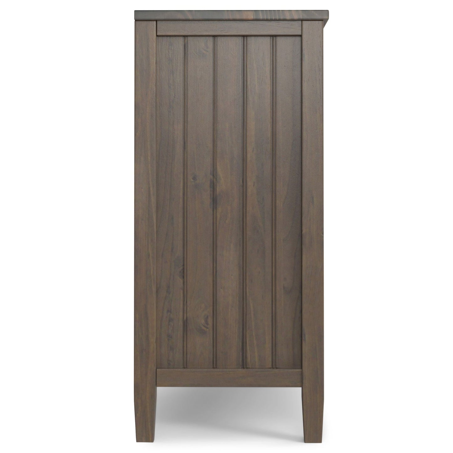 Lev - Low Storage Cabinet - Smoky Brown Simpli-Home