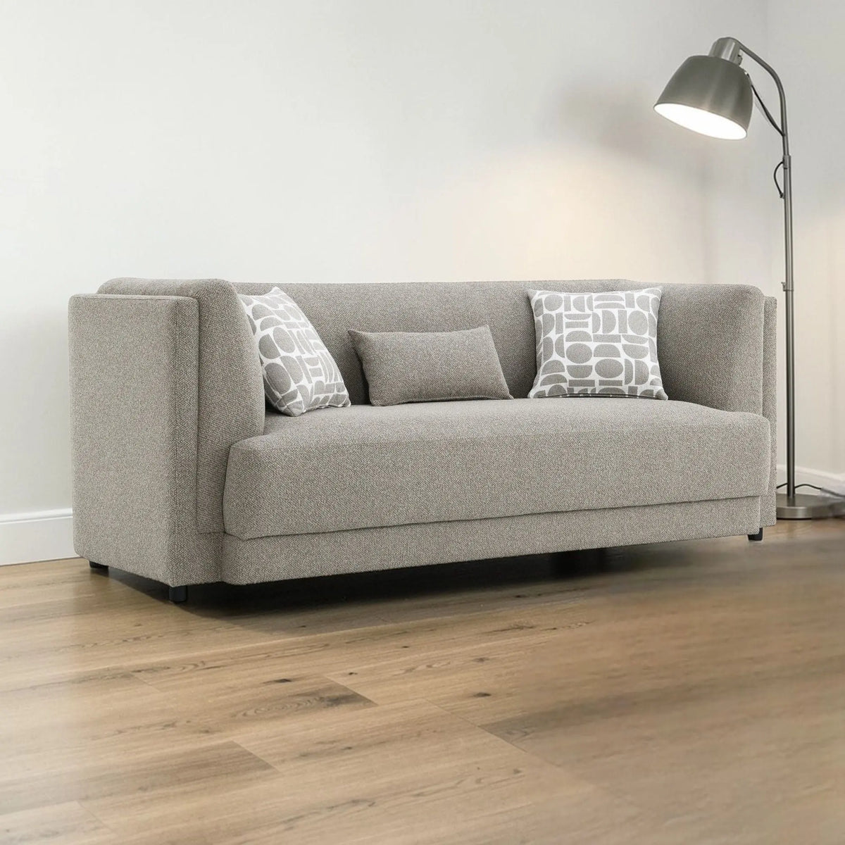 Glenda - Sofa With 3 Pillows - Gray Acme
