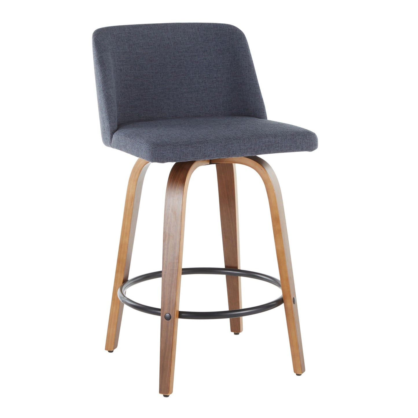 Toriano - Mid Century Modern, Counter Stool (Set of 2) Lumi Source