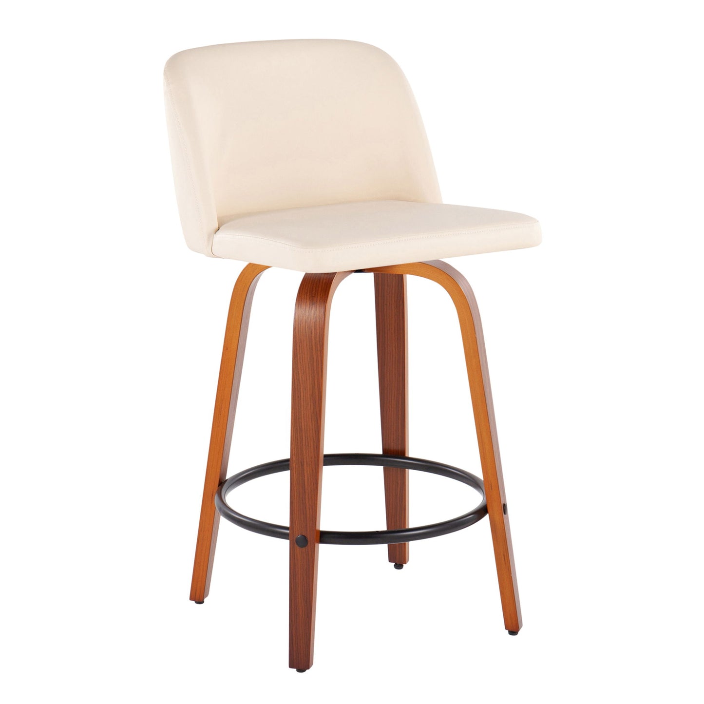 Toriano - Mid Century Modern, Counter Stool (Set of 2) Lumi Source
