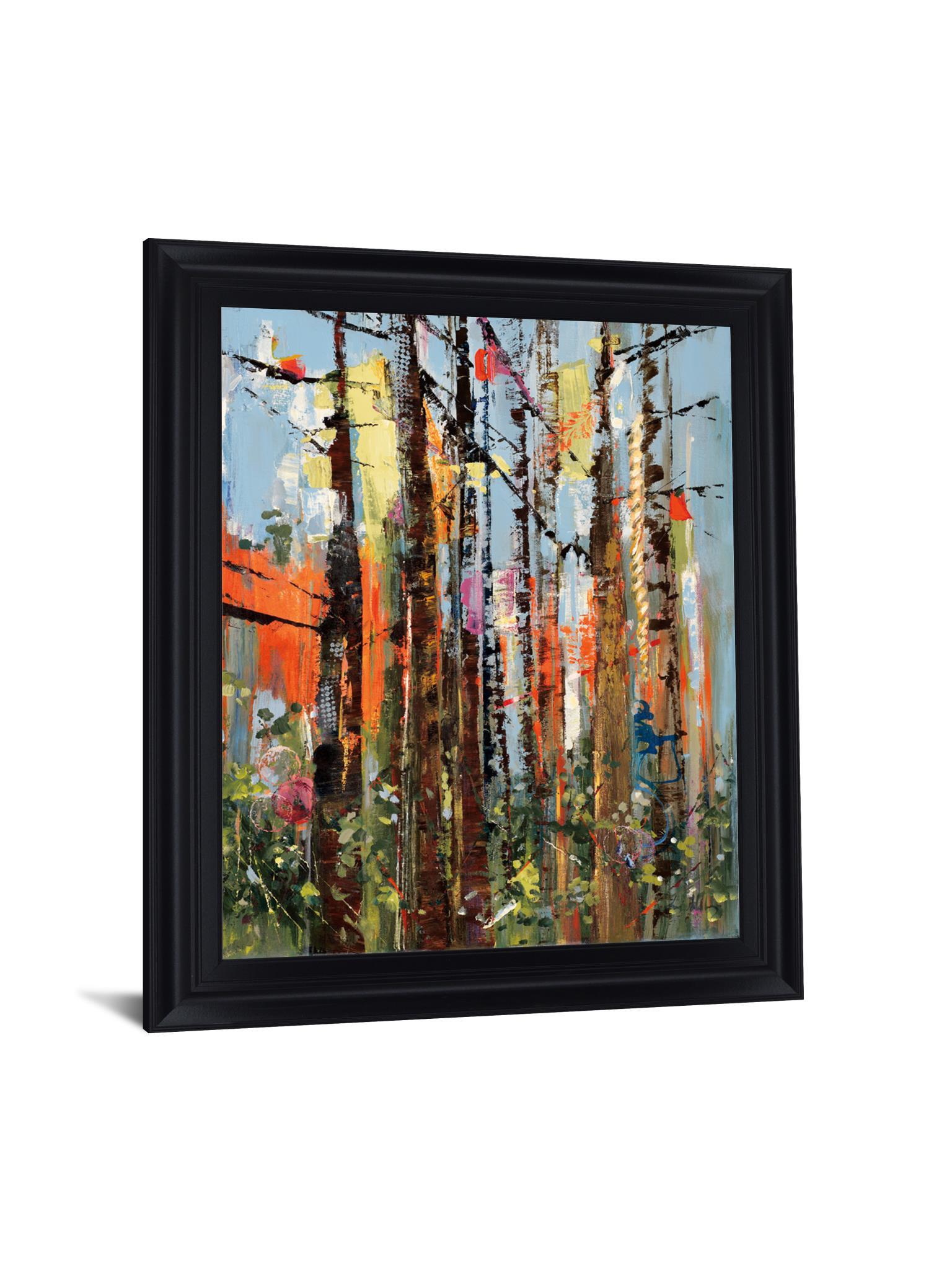 Sunlit Thicket - 28" x 34" Framed Wall Art Classy Art