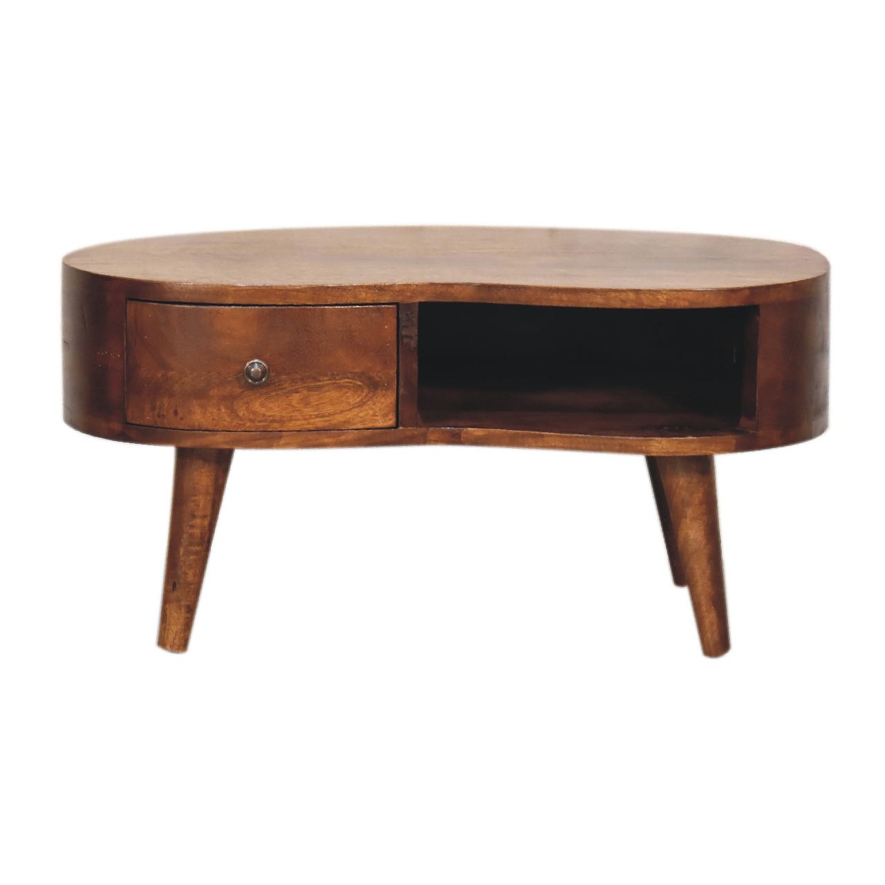 Wave Coffee Table With 1 Drawer Artisan Furniture