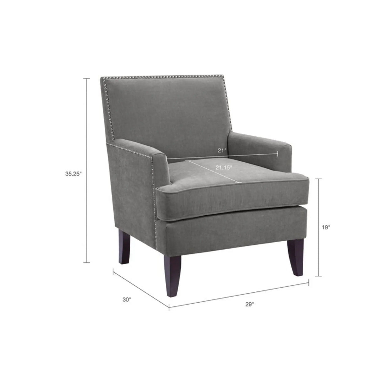 Colton - Track Arm Club Chair With Nailhead Trim JLA