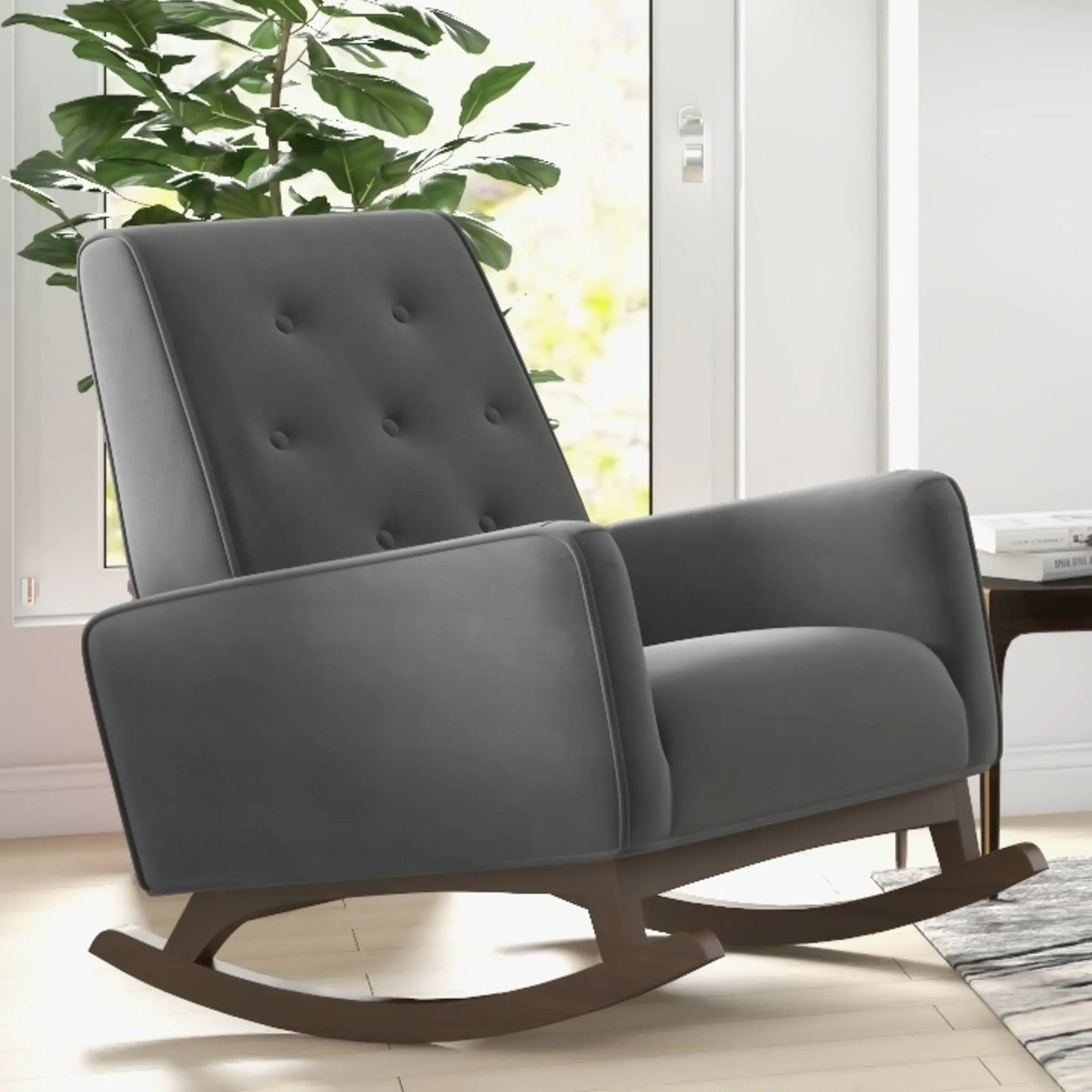 Demetrius - Mid-Century Modern Rocking Chair Ashcroft Furniture