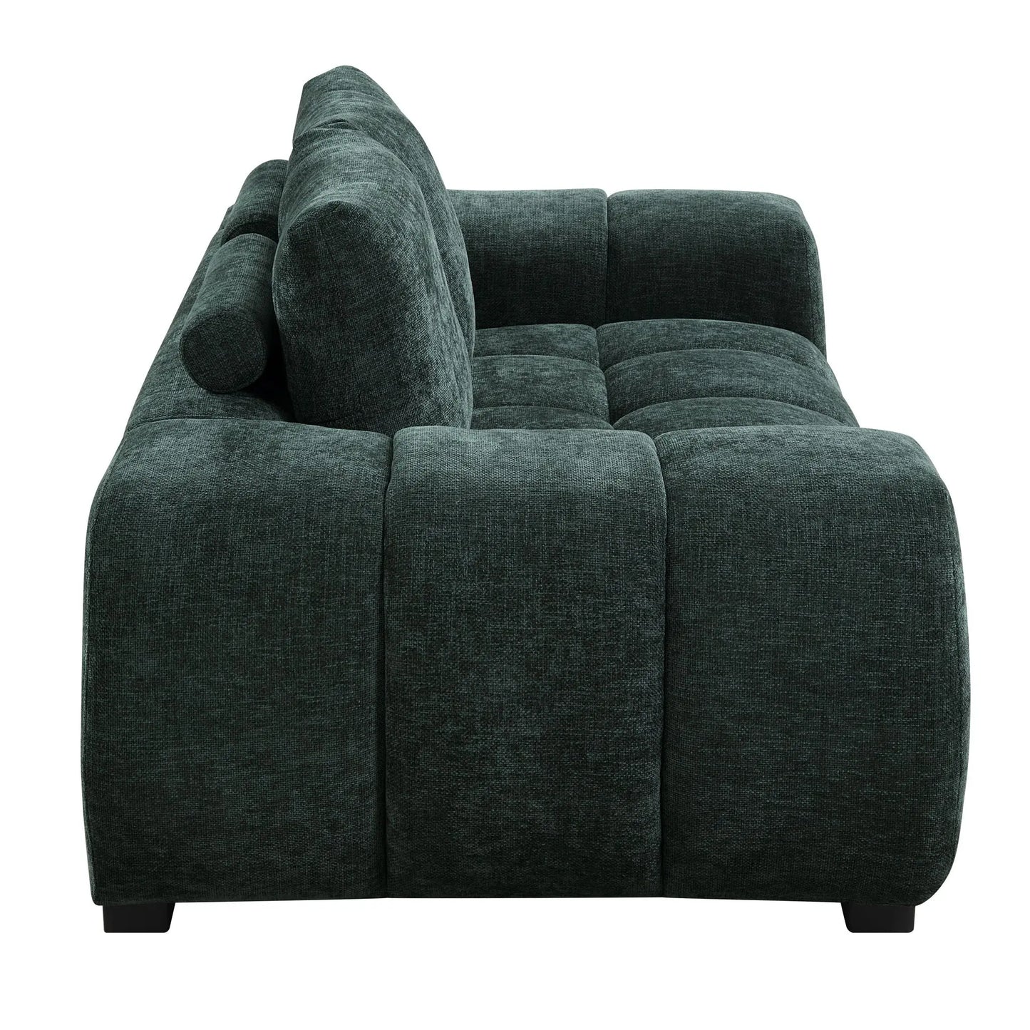 Ferrand - Chenille Loveseat - Green Acme