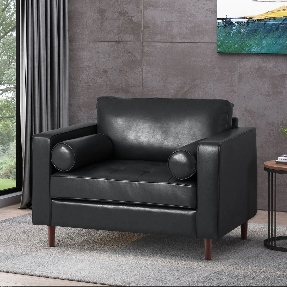 Sophisticated Club Chair With Relaxing Comfor Noble House