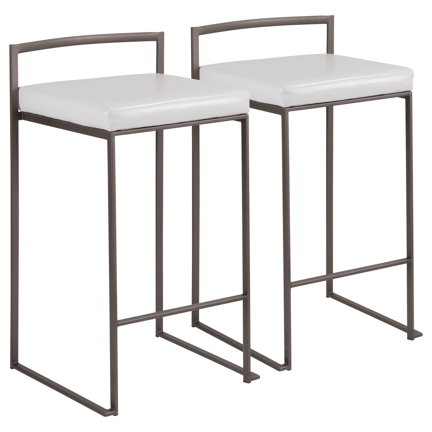 Fuji - Industrial Stackable Counter Stool Elegant Design Lumi Source