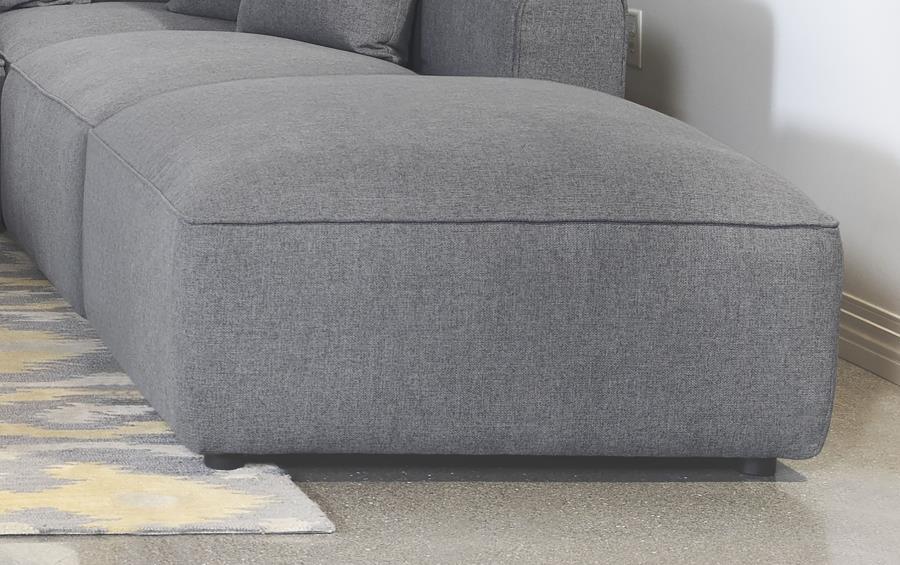 Jennifer - Square Upholstered Ottoman CoasterElevations