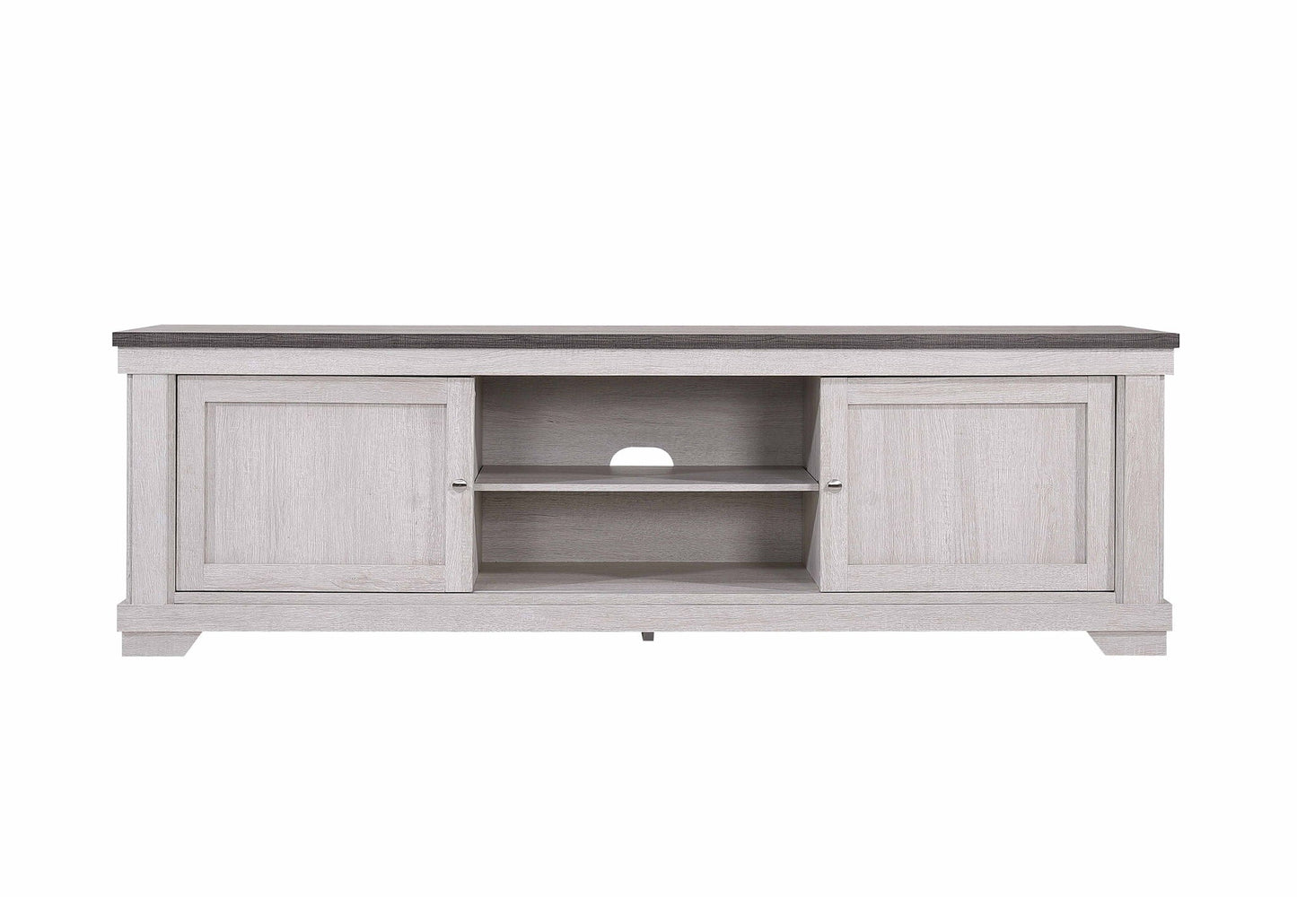 Leighton - 71" TV Stand - White Crown Mark
