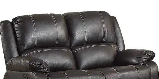 Zuriel - Synthetic Leather Recliner Loveseat Acme