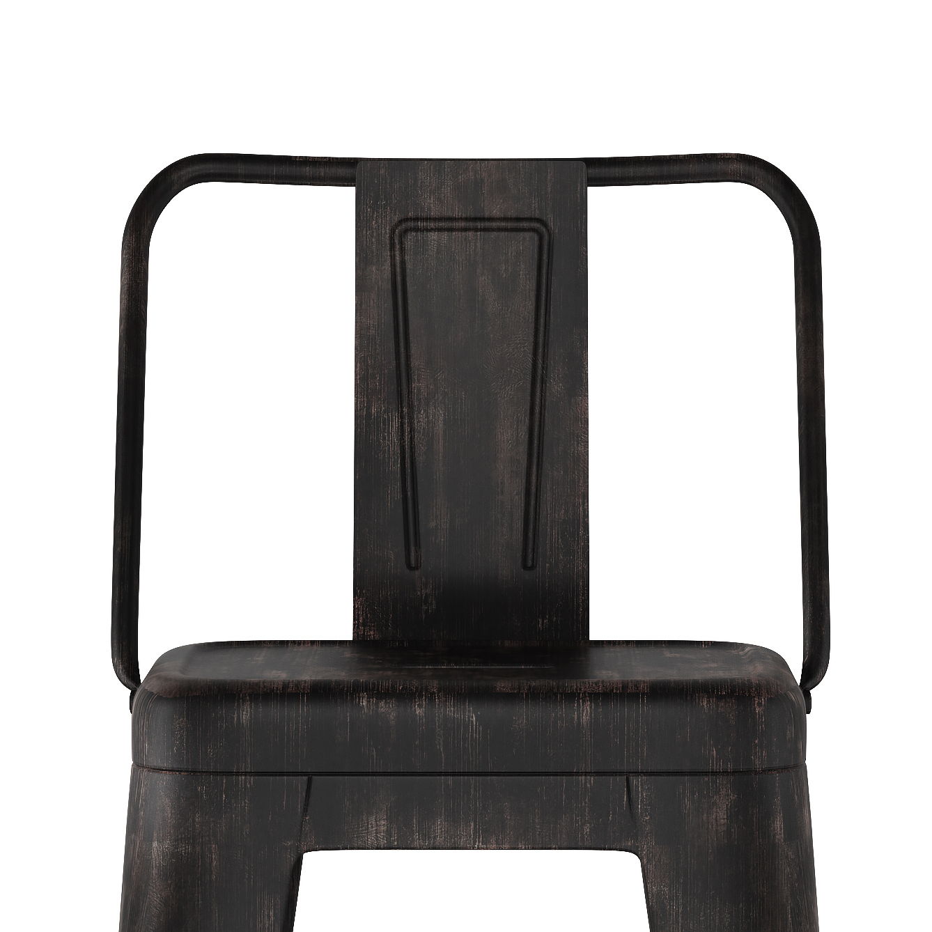Rayne - Curved Back Metal Stool (Set of 2) Simpli-Home