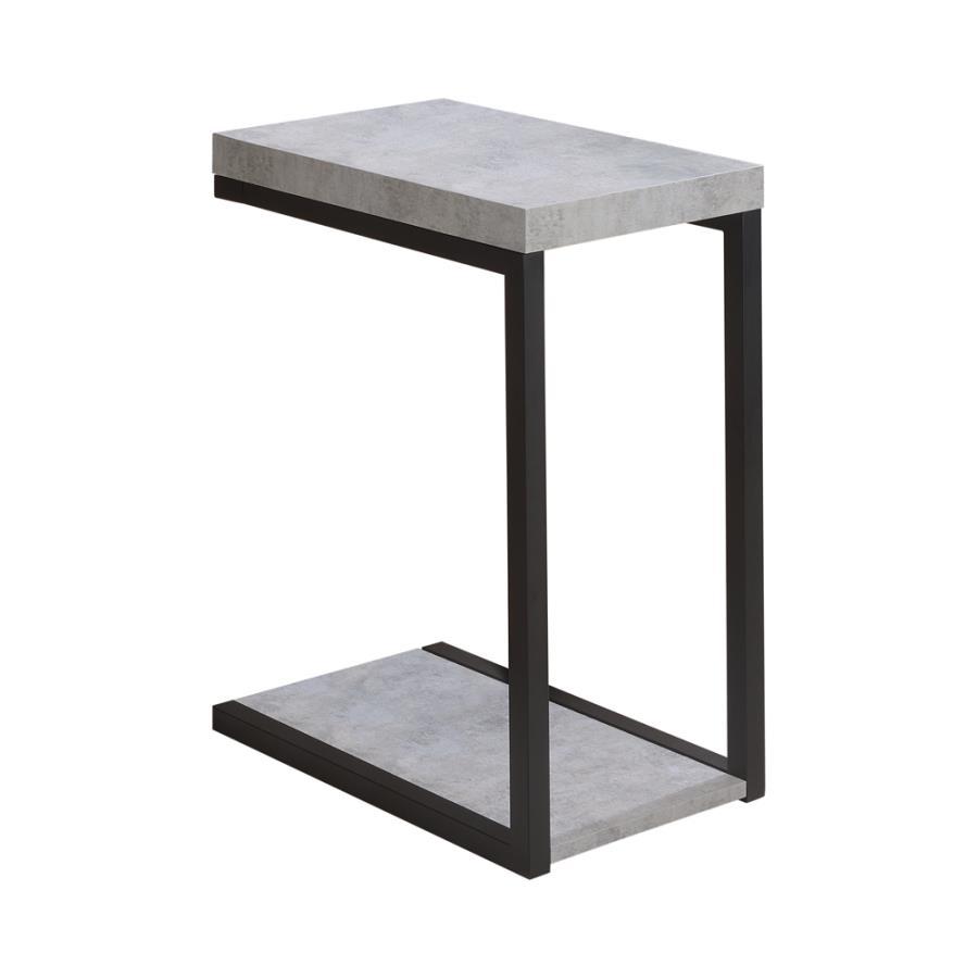 Beck - Engineered Wood C-Shape Sofa Side Table CoasterEveryday