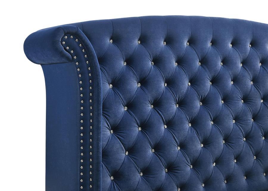 Melody - Upholstered Wingback Bed CoasterEveryday