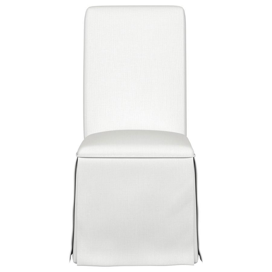 Shawna - Upholstered Skirted Dining Chair (Set of 2) Coaster Fine Furniture