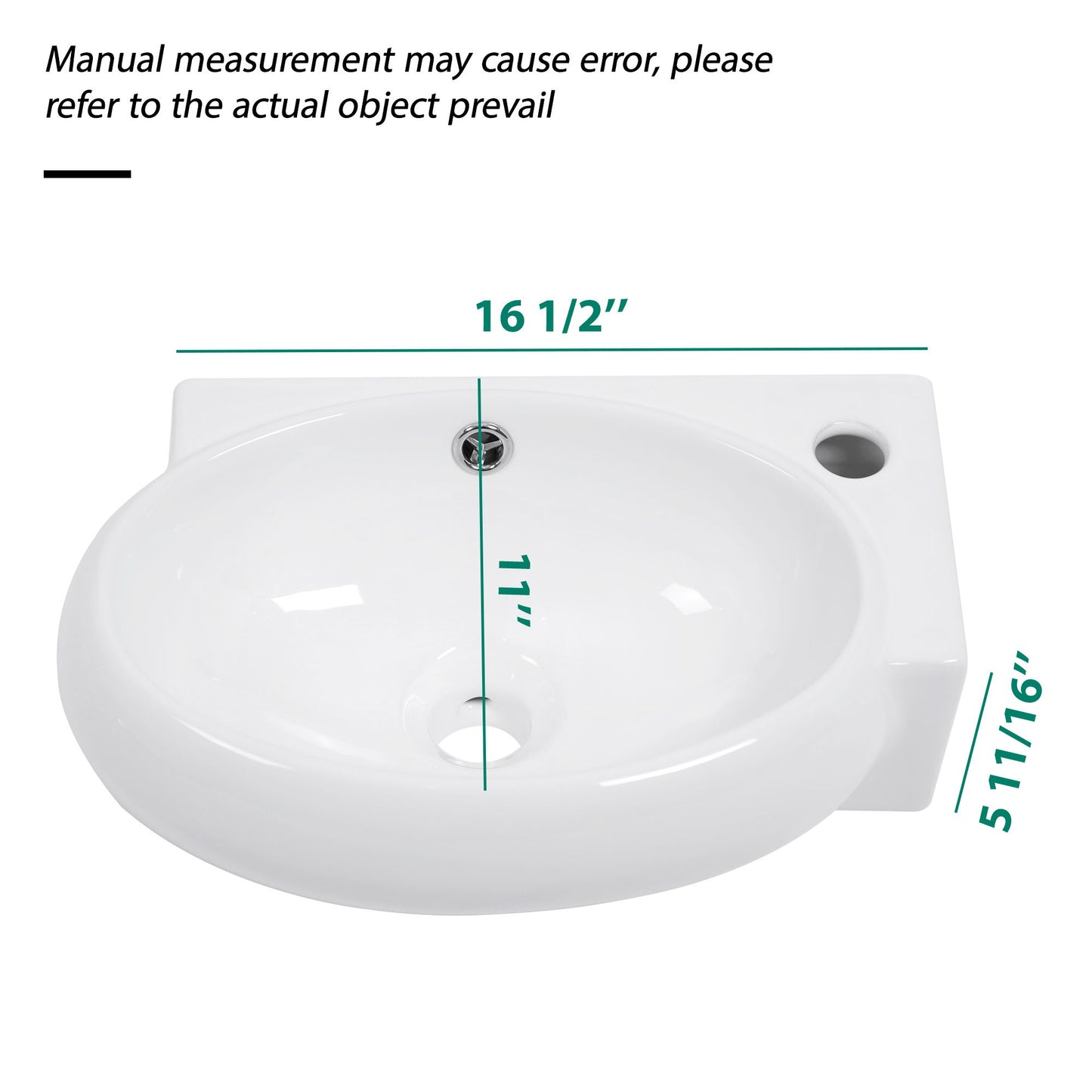 Modern Aesthetic Rectangle Wall Mount Bathroom Sink With Single Faucet Hole Daily Nest
