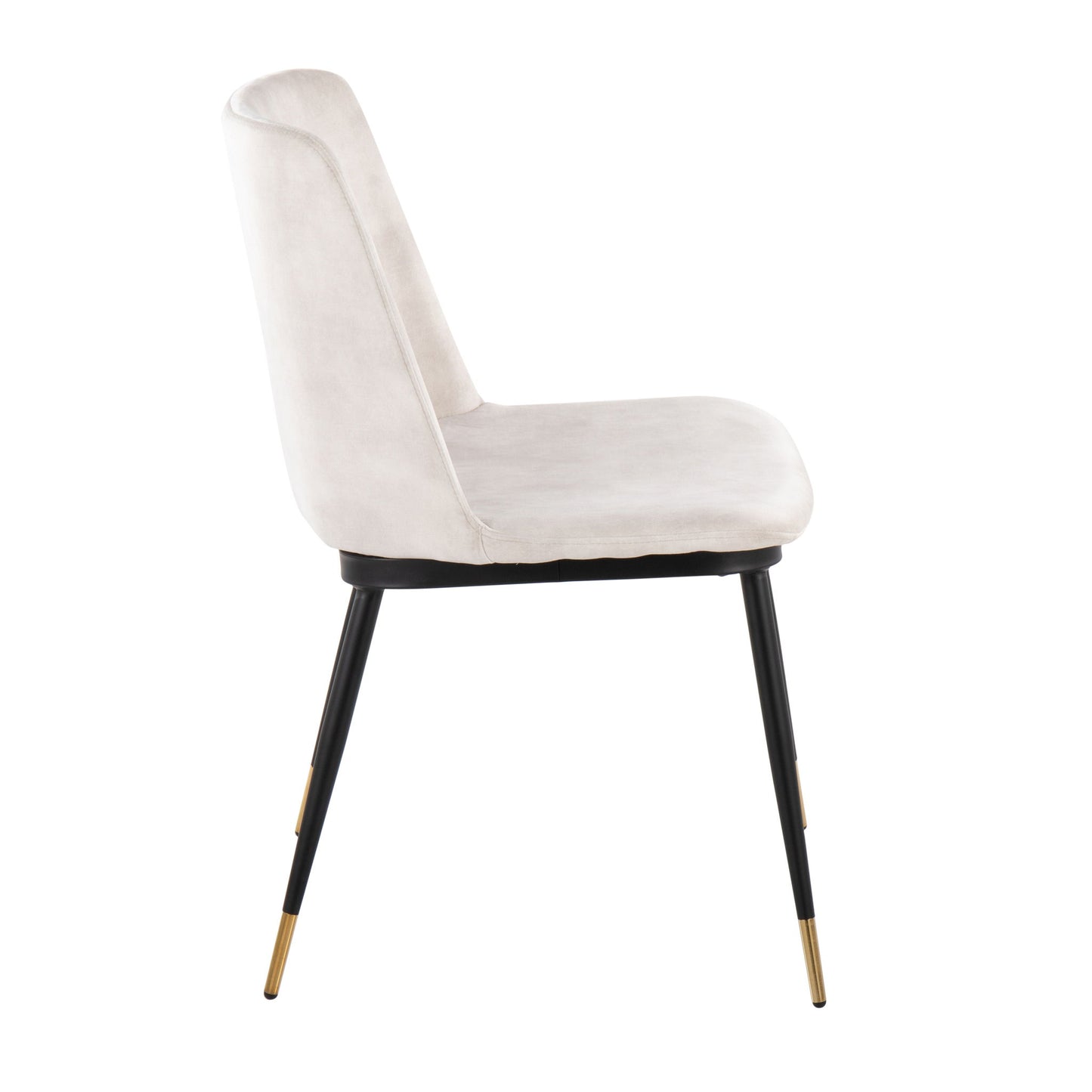 Wanda - Contemporary Chair (Set of 2) - Black / Beige Lumi Source