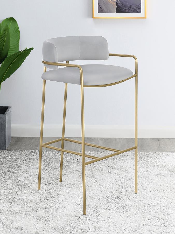 Comstock - Upholstered Low Back Stool CoasterEssence