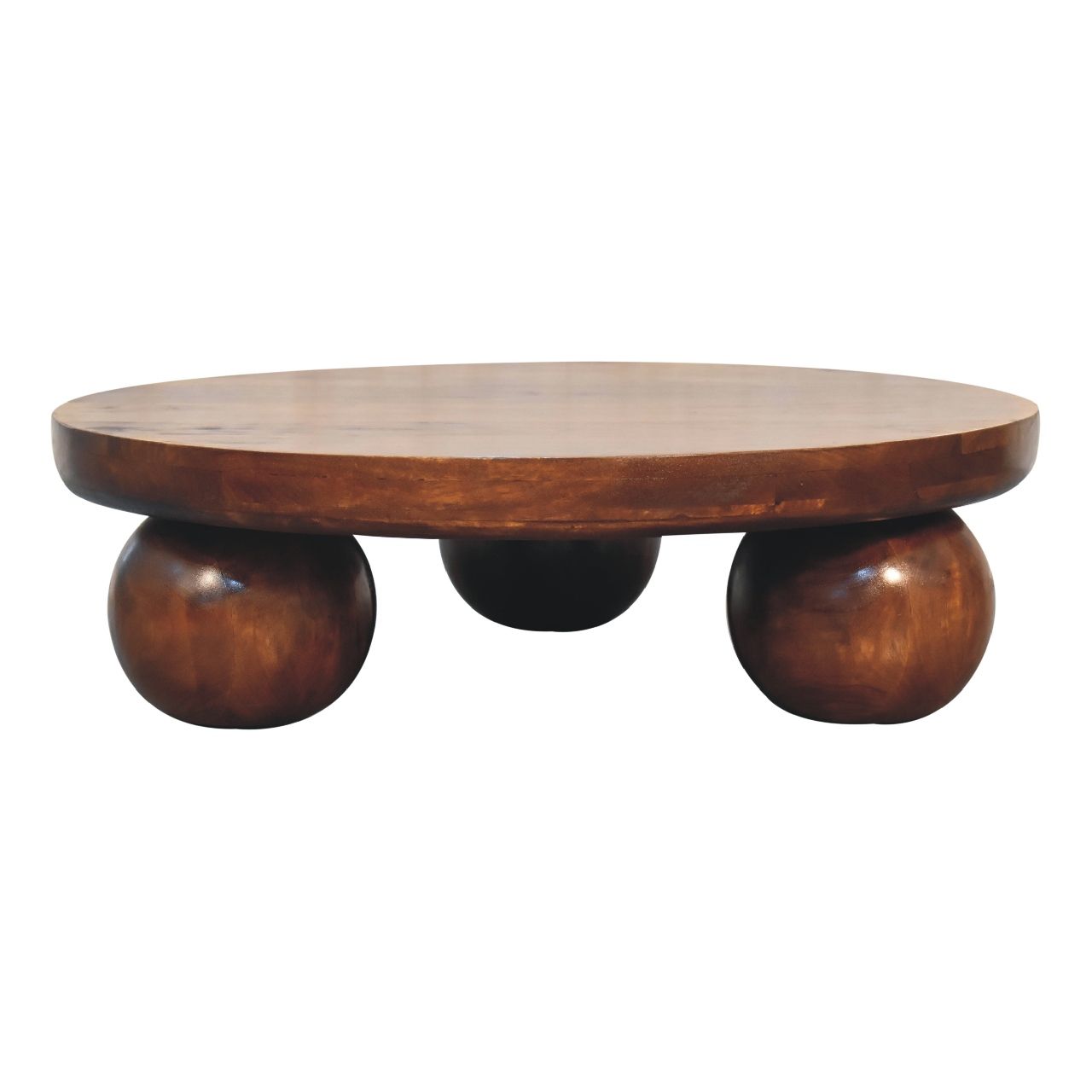 Central Ball Table - Chestnut Artisan Furniture