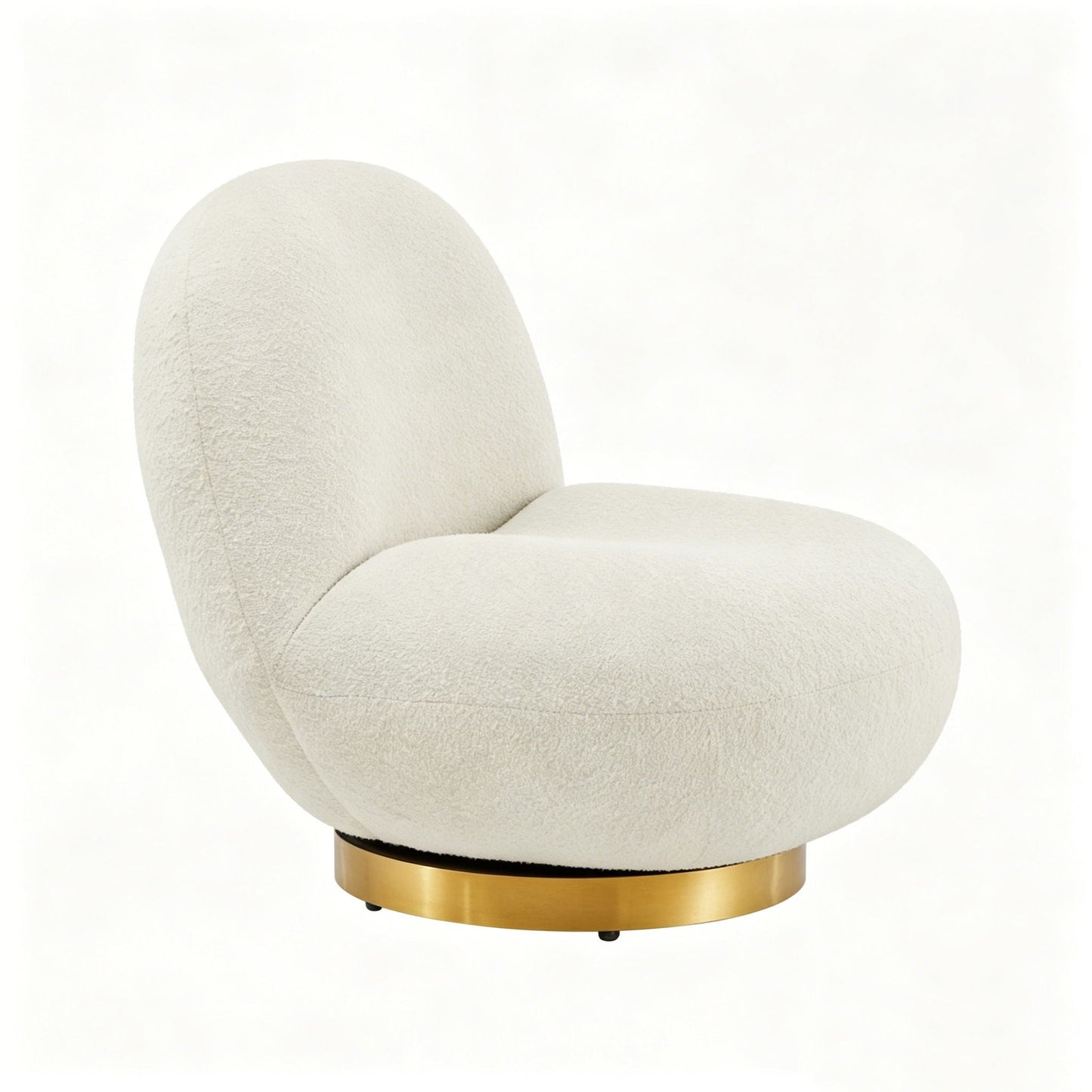 Patty - Swivel Chair - Ivory Home Essentials
