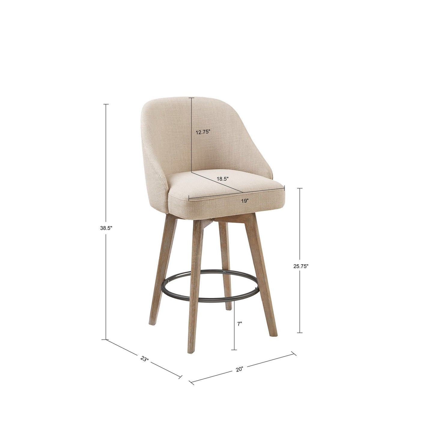 Counter Stool With Swivel Seat JLA