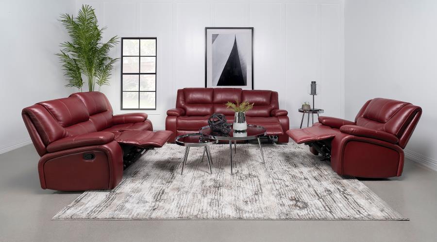 Camila - Upholstered Reclining Sofa Set Coaster Fine Furniture