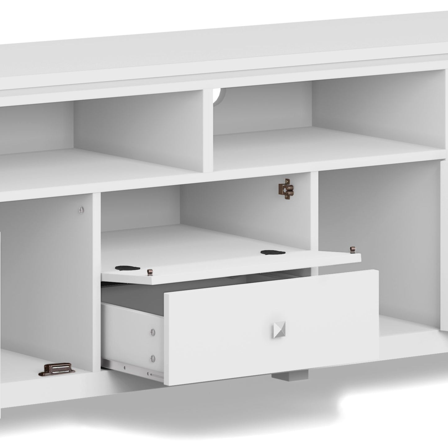 Cosmopolitan - Handcrafted Wide TV Media Stand Simpli-Home