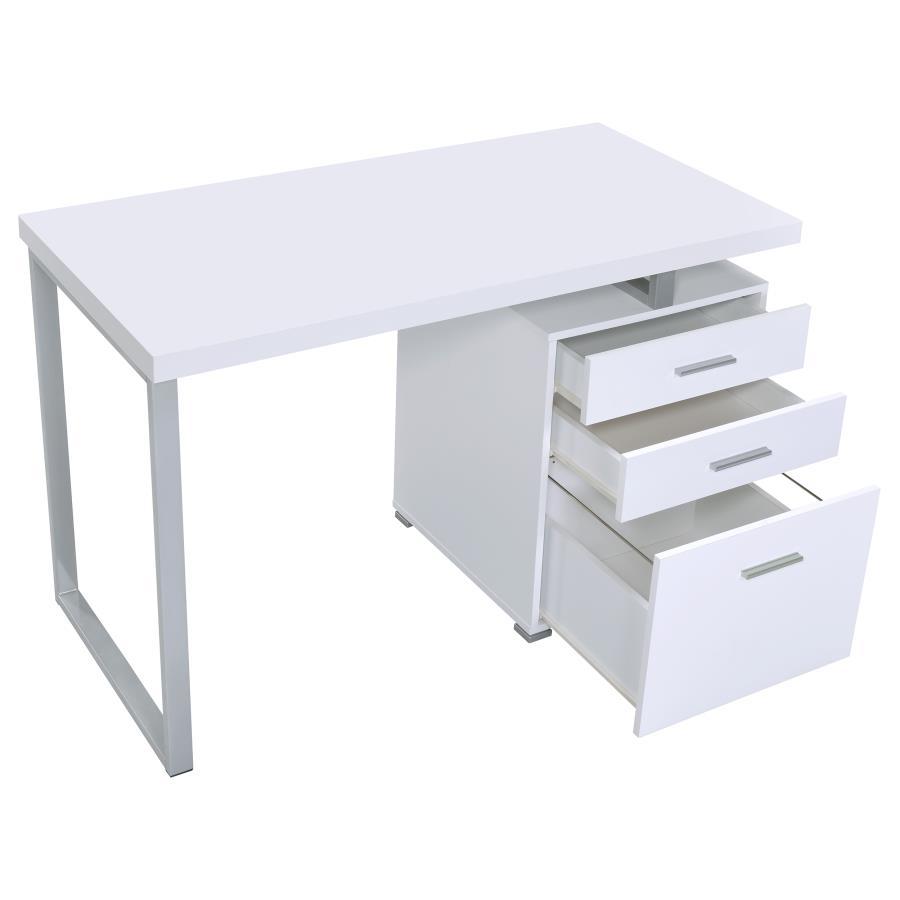 Brennan - 3-Drawer Office Computer Desk CoasterEveryday