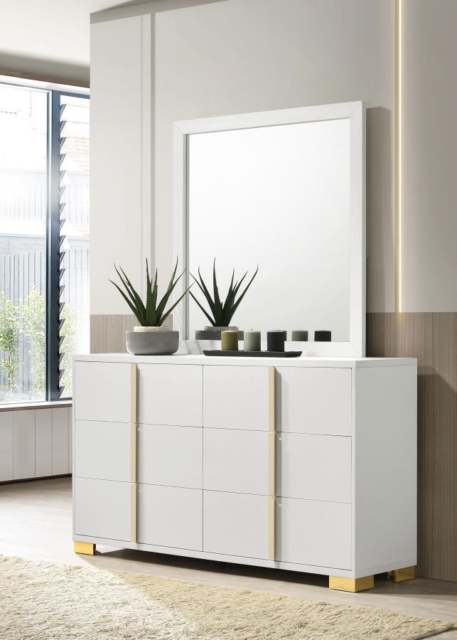 Marceline - 6-Drawer Dresser With Mirror Coaster Fine Furniture