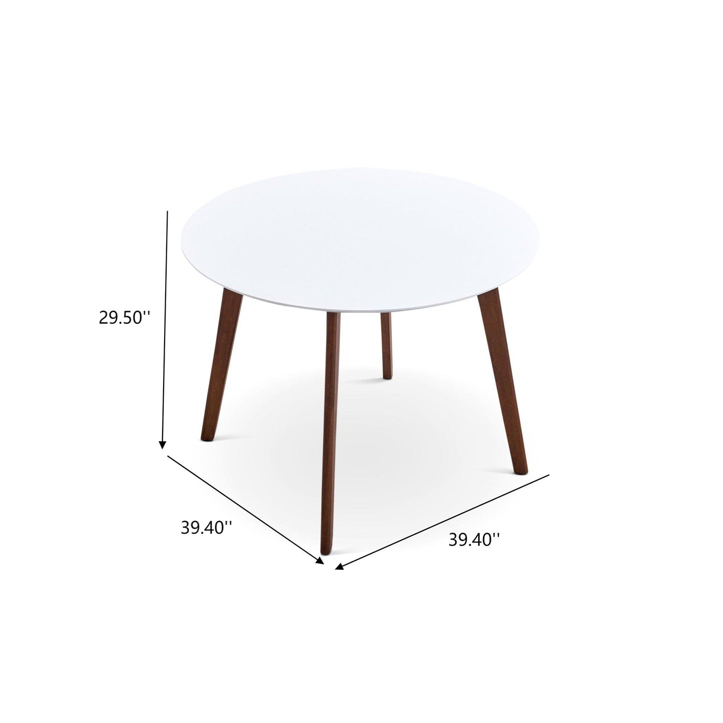 Carlton - Dining Table - Brown / White Ashcroft Furniture